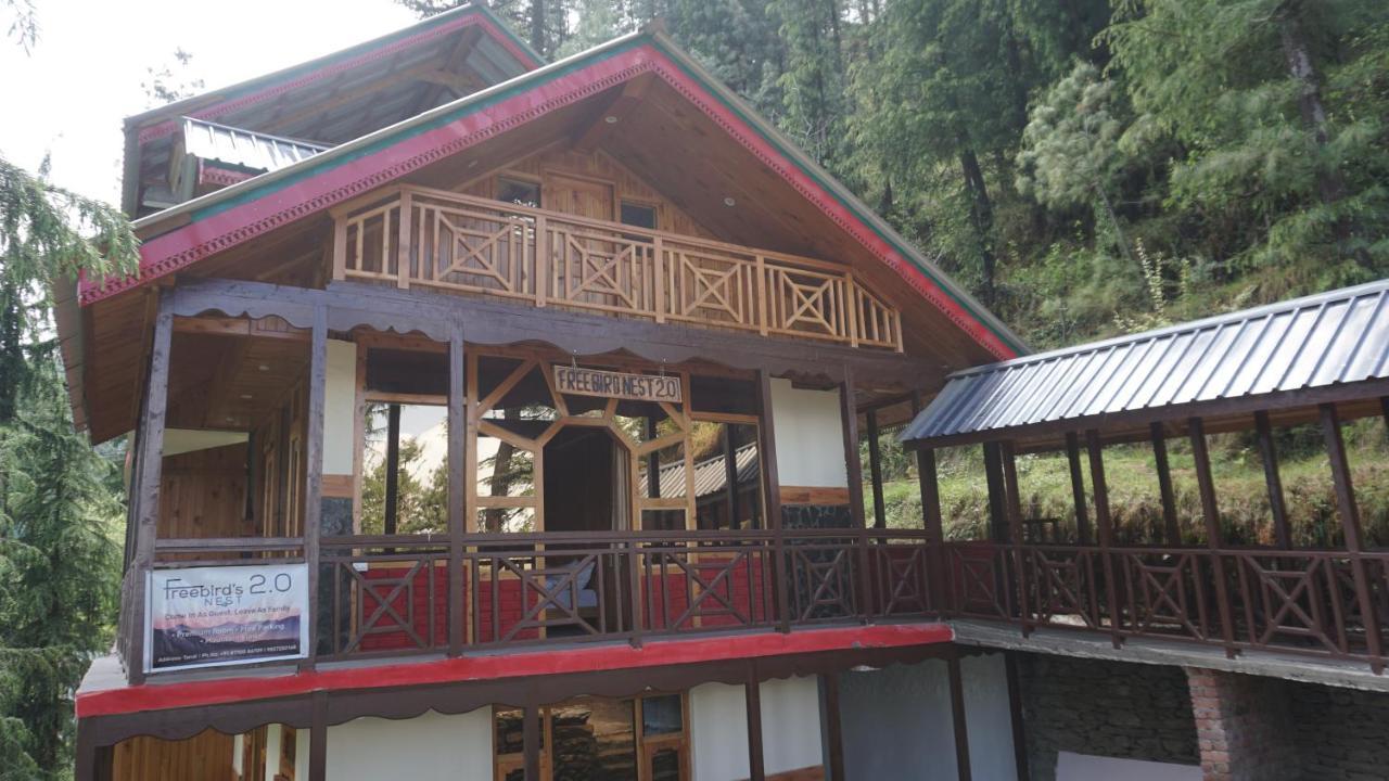 Freebird Nest 2 Stays & Cafe Jibhi Esterno foto